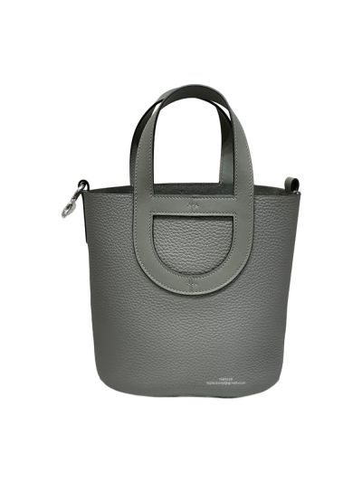 Hermes In The Loop 18 Bucket Bag Gray 18x12x22CM 524948