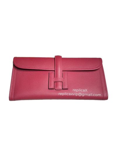 Hermes Jige 29 Hand Stitched Epsom Leather Clutch Bag 521598
