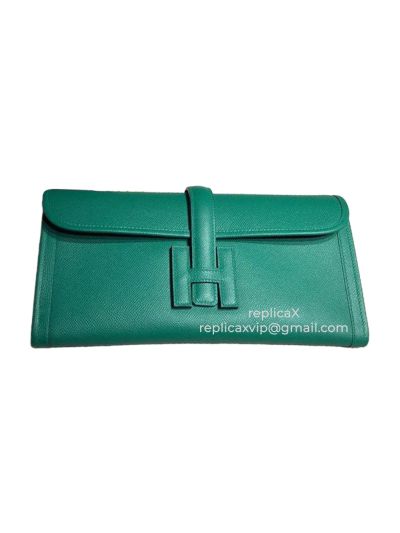 Hermes Jige 29 Hand Stitched Epsom Leather Clutch Bag 521590