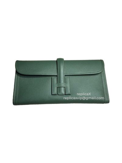 Hermes Jige 29 Hand Stitched Epsom Leather Clutch Bag 521591