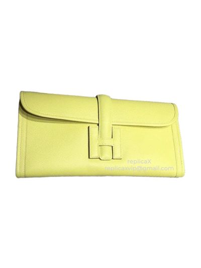 Hermes Jige 29 Hand Stitched Epsom Leather Clutch Bag 521593