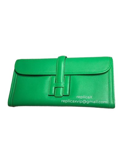 Hermes Jige 29 Hand Stitched Swift Leather Clutch Bag 521649