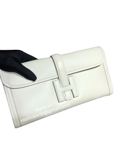 Hermes Jige 29 Hand Stitched Swift Leather Clutch Bag 521660