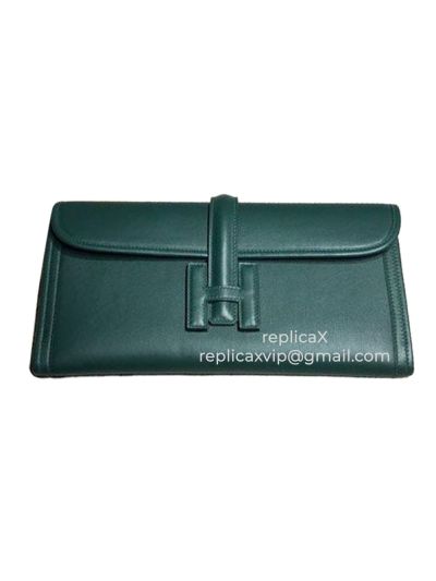 Hermes Jige 29 Hand Stitched Swift Leather Clutch Bag 521650