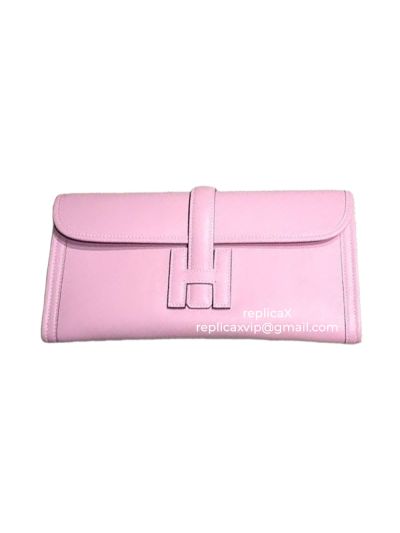 Hermes Jige 29 Hand Stitched Swift Leather Clutch Bag 521651