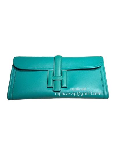 Hermes Jige 29 Hand Stitched Swift Leather Clutch Bag 521654