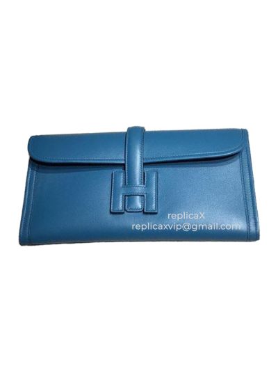 Hermes Jige 29 Hand Stitched Swift Leather Clutch Bag 521656