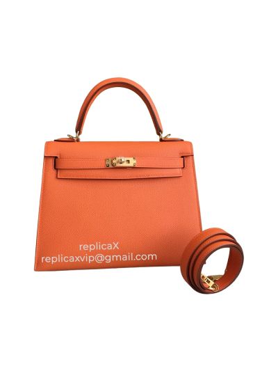 Hermes Kelly 25 Epsom Leather Tote Bag 25CM 521776