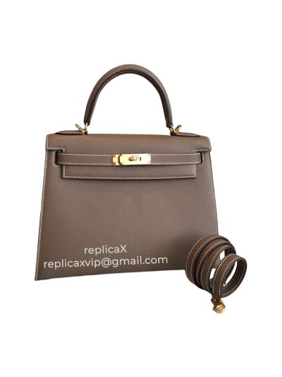 Hermes Kelly 25 Epsom Leather Tote Bag 25CM 521783