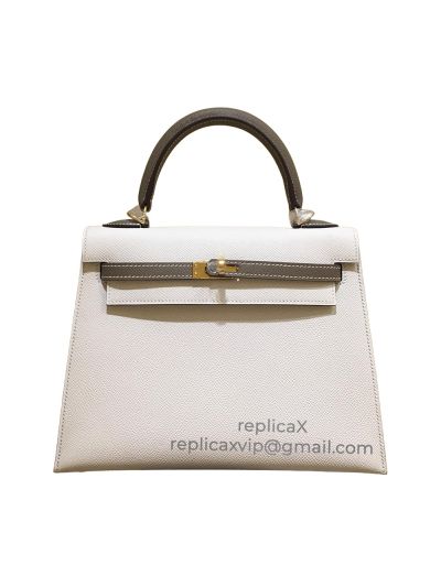 Hermes Kelly 25 Epsom Leather Tote Bag 25CM 521758
