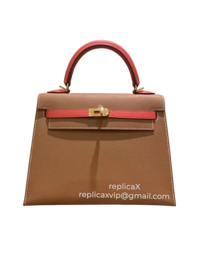 Hermes Kelly 25 Epsom Leather Tote Bag 25CM 521761