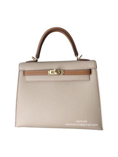 Hermes Kelly 25 Hand Stitched Epsom Top Handle Bag 25CM 522077