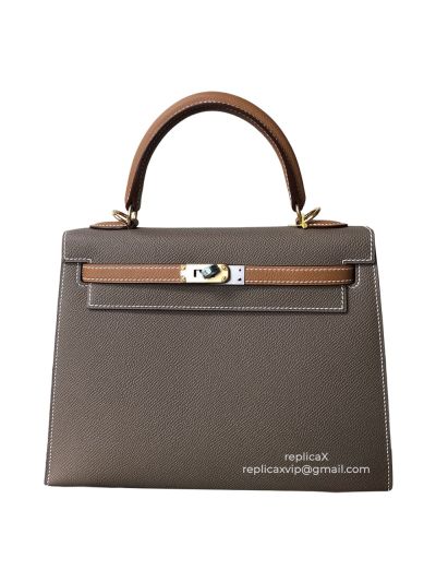 Hermes Kelly 25 Hand Stitched Epsom Top Handle Bag 25CM 522080