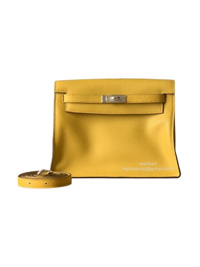 Hermes Kelly Danse Everculure Leather Bag 22CM 521954