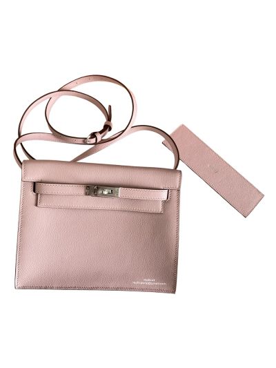 Hermes Kelly Danse II 22CM Evercolor Bag Pink 524083