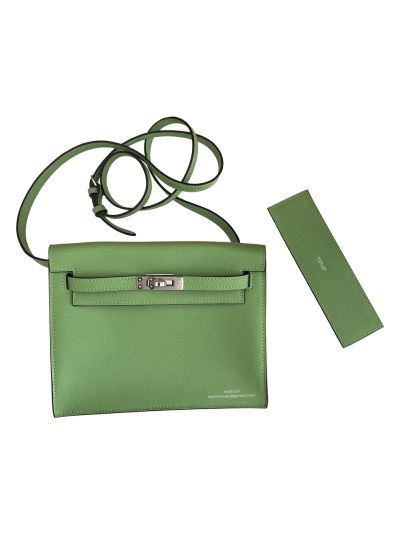 Hermes Kelly Danse II 22CM Green Evercolor Bag 524075