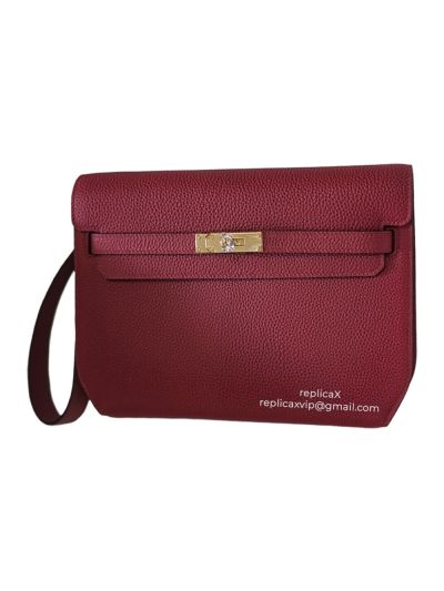 Hermes Kelly Depeches Leather Bag 25CM 521976