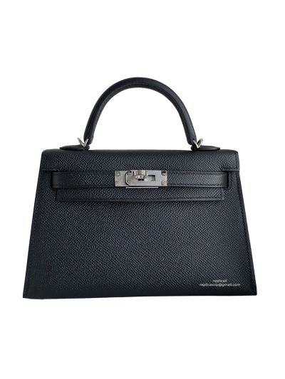Hermes Kelly Mini Bag Black Epsom 523999