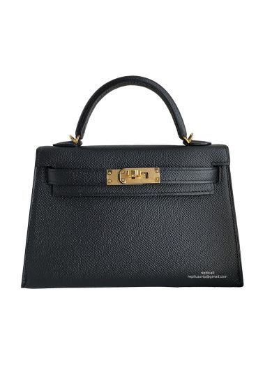 Hermes Kelly Mini Bag Black Epsom 524000
