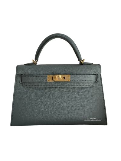 Hermes Kelly Mini Bag Light Blue Epsom 523984