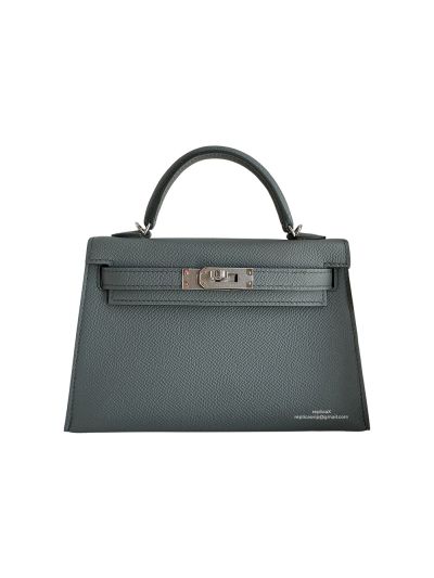 Hermes Kelly Mini Bag Light Blue Epsom 524004