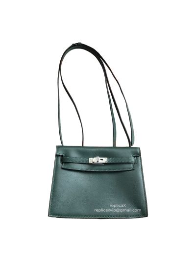 Hermes Kelly Swift Leather Crossbody Bag 22CM 521435