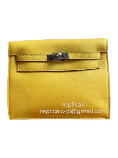 Hermes Kelly Swift Leather Crossbody Bag 22CM 521800