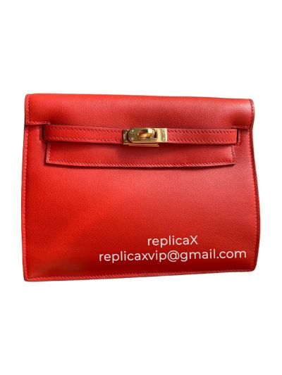 Hermes Kelly Swift Leather Crossbody Bag 22CM 521810