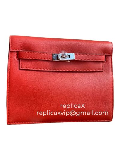 Hermes Kelly Swift Leather Crossbody Bag 22CM 521811