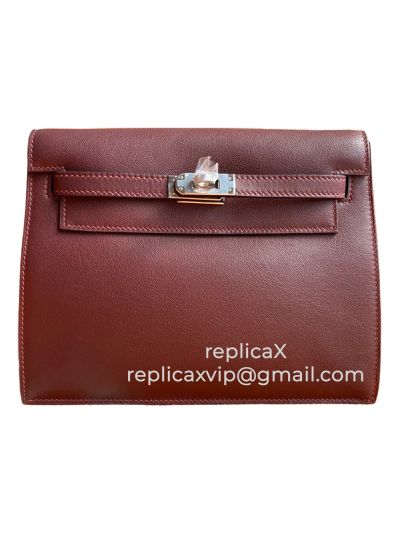 Hermes Kelly Swift Leather Crossbody Bag 22CM 521813