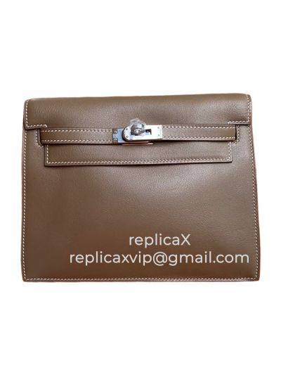 Hermes Kelly Swift Leather Crossbody Bag 22CM 521824