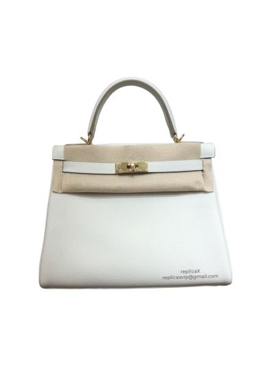 Hermes Kelly Togo Leather Top Handle Bag 28CM 522099