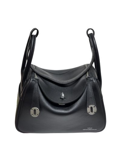 Hermes Lindy 26 Bag Black Swift 26CM 523516