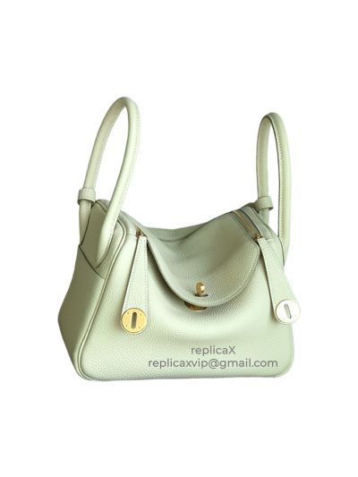 Hermes Lindy Hand Stitched Togo Leather Bag 521707