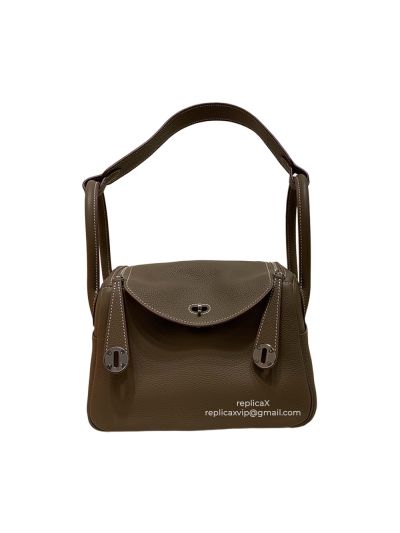 Hermes Lindy Togo Leather Hand Stitched Shoulder Bag 26CM 30CM 522008
