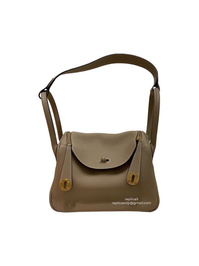 Hermes Lindy Togo Leather Hand Stitched Shoulder Bag 26CM 30CM 522020