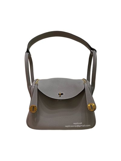 Hermes Lindy Togo Leather Hand Stitched Shoulder Bag 26CM 30CM 522021