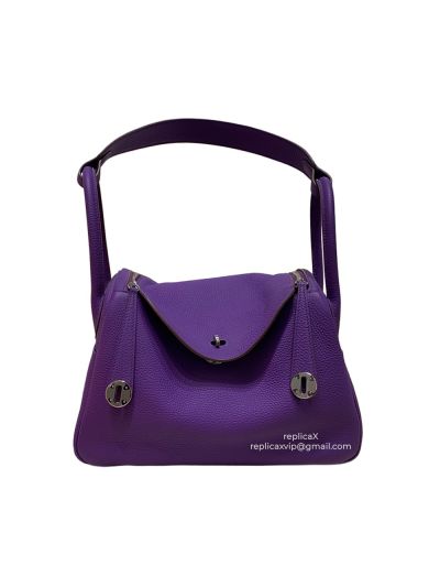 Hermes Lindy Togo Leather Hand Stitched Shoulder Bag 26CM 30CM 522025