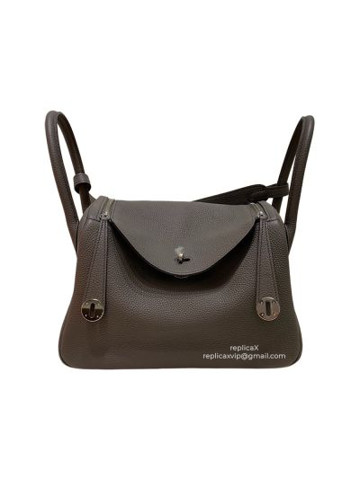 Hermes Lindy Togo Leather Hand Stitched Shoulder Bag 26CM 30CM 522026