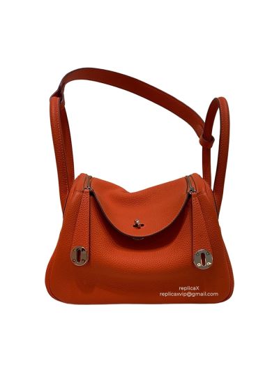 Hermes Lindy Togo Leather Hand Stitched Shoulder Bag 26CM 30CM 522015