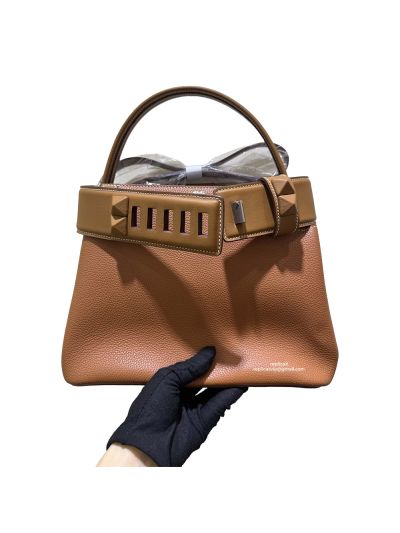 Hermes Medor Tote Shoulder Bag Brown Togo Swift Calfskin 27x22x11CM 524672