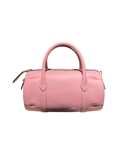 Hermes Micro Polochon Swift Leather Mini Tote Bag Pink 523470