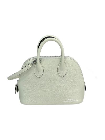 Hermes Mini Bolide 18 Bowling Light Green Leather Bag 523309