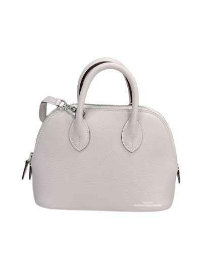 Hermes Mini Bolide 18 Bowling Light Purple Leather Bag 523308