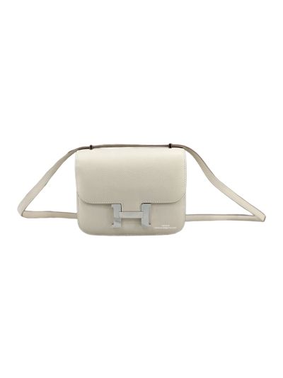Hermes Mini Constance 19 Messenger Bag Cream Epsom 19x15x4CM 523312