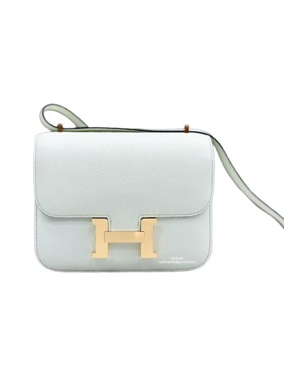 Hermes Mini Constance 19 Messenger Bag Light Green Epsom 19x15x4CM 523321