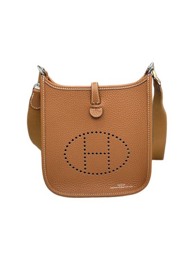 Hermes Mini Evelyne 16 Brown Leather Crossbody Bag 16x18x5CM 523411