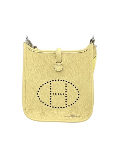 Hermes Mini Evelyne 16 Yellow Leather Crossbody Bag 16x18x5CM 523438