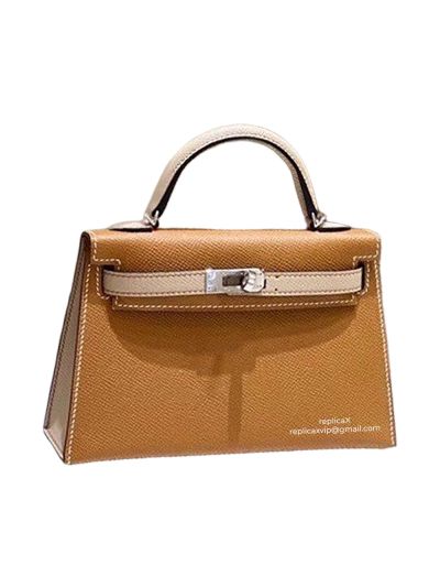 Hermes Mini Kelly 19 Epsom Leather Top Handle Bag 19CM 522196