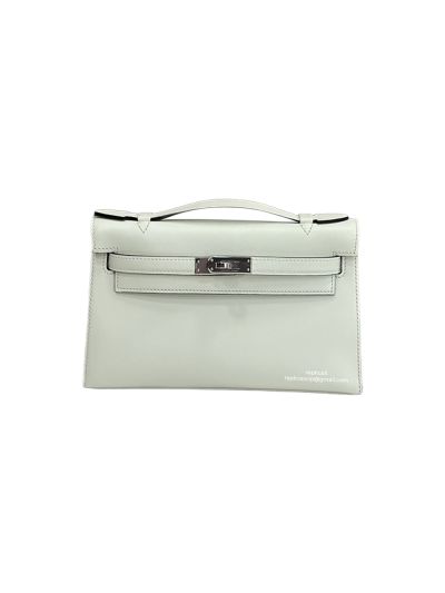 Hermes Mini Kelly 22 White Swift Calf Leather Bag 22x12x7CM 523284